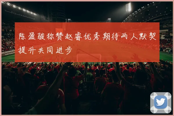 陈盈骏称赞赵睿优秀期待两人默契提升共同进步